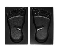 VICASKY 2 pcs DIY Footprint Mold Plastic Path Maker for Garden Walkways Easy to Use Paving Mold for Stepping Stones for Landscaping and Outdoor Spaces