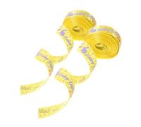 VICASKY 2 Pcs Easter Grosgrain Ribbon with Bunny and Egg Patterns Wide Satin Edge Ribbon for Wreaths Gift Wrapping Spring and Holiday Decorations for Festive DIY Projects