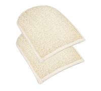 VICASKY 2 pcs Exfoliating Bath Gloves Loofah Body Scrubber Mittens for Adults Deep Cleanse Foaming Shower Gloves Lightweight Compact Design for Effortless Body Washing
