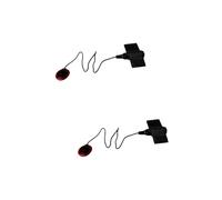 VICASKY 2 Pcs Guitar Pickup Kit Paster Sound -up for Acoustic Classical Ukulele Erhu Violin Mandolin Banjo Compact Design