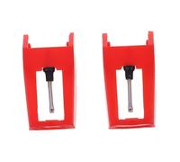 VICASKY 2 Pcs Jam Record Player Needle Replacement Stylus with Plastic and Aluminum Material for Phonograph Supplies, Improving Tone Quality and Restoring Peak Performance on Turntable