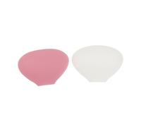 VICASKY 2 Pcs Reusable Silicone Makeup Brush Covers Protective Covers for Travel Dirt Resistant for Organizing Makeup Brushes Protects From Damage Residue for Professionals Home Use