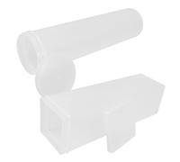 VICASKY 2 Pcs Transparent Crackers Containers with Airtight Lids Round and Square Biscuit Keeper for Pastries Cookies Chips Donuts Storage Odorless PP Material for Kitchen and Pantry