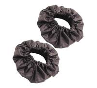 VICASKY 2 Pcs Wheel Protector for Stroller and Wheelchair, Black Oxford Cloth Pushchair Cover Flexible Fit and Portable Design, for Outdoor Travel and Home Use