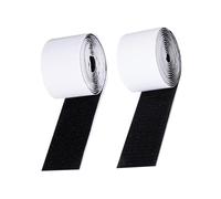 VICASKY 2 Rolls Electric Guitar Effector Pedal Sticky Strips Hook and Loop Fastener Guitar Tape for Pedal Board Fastening Black