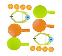 VICASKY 2 sets Indoor Hanging Table Tennis Trainer Set Portable Doorway Pong Game with Rackets and Balls Educational English Packaging for Home and Classroom Training