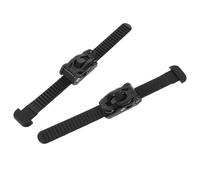 VICASKY 2 Sets Inline Skate Straps Roller Skate Buckle Strap with Adjustable Energy Buckle High Abrasion Resistance Metal Nylon Material Screws Nuts for Daily Use and DIY Installation