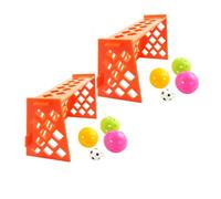 VICASKY 2 Sets Mini Pet Football Field Parrot Training Bird Soccer Playground for Mental Stimulation and Exercise Creative Intelligence Development for Parrots and Similar Random Color