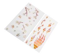 VICASKY 2 Sheets Guitar Fretboard Decals Self-adhesive Patch for Acoustic Guitar Musical Instrument Sticker Decoration Atlas