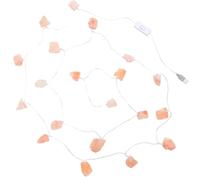 VICASKY 20-LED Himalayan Rock Crystal String USB Night Light with Button Switch, Small Decorative Bedside Lamp for Home and Bedroom Ambient Lighting