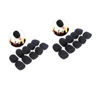 VICASKY 20 Pcs Standard Microphone Windscreen Foam Covers Microphone Replacement