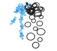 VICASKY 20 Sets Blue Fishing Lure Hook Keepers with Sponge Pad Portable Rod Hooks for Sea Fishing Bait Securement for Efficient Tackle Management