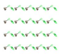 VICASKY 20 Sets Fishing Rod Bell and LED Alarm Night Fishing Indicators Portable Bait Alarm for Enthusiasts for Complete Darkness Durable and Construction
