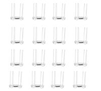 VICASKY 200Pcs Rimless Glasses Repair Double Plugs Eyeglass Frame Fitting Parts Plastic Insert Pins 1.5X0.8X7.0Mm Eyewear Repair Tools for Spectacles Maintenance