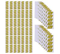 VICASKY 200pcs Self-adhesive Machinery Danger Warning Signs Labels for Workplace Safety Hand Injury Prevention Stickers with High Visibility Oil-resistant Precautionary Alert Stickers