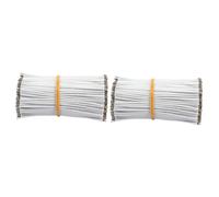 VICASKY 200pcs White Wire Cable Tacks Guitar Pickup Wire Bass Pickup Line Replacement Cable Trunking
