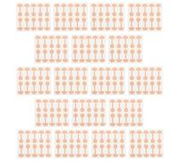 VICASKY 200pcs Wing of Nose Shape Self-adhesive Cloth Patches for Nose Shaping and Slimming Soft Beige Contouring Strips with Convenient Application for Daily Activities and Work