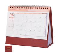 VICASKY 2026 Desk Calendar Small Desktop Planner with Foldable Standup Design, Paper Material, Space Saving Monthly Planner for Office and Home Daily Planning