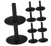 VICASKY 20pcs Black Plastic Duck Display Rack with Adhesive Mount Multifunctional Car Duck Holder Stand Easy Install Support for Dashboard and Car Interior