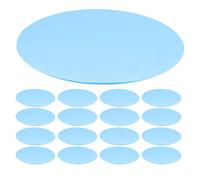 VICASKY 20pcs Blue LED Light Correction Gel Filters 74mm Round Self-Adhesive Transparency Sheets for Ceiling Spotlights Ambient Lighting Film for Home and Stage Use