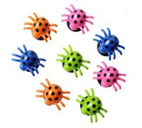 VICASKY 20Pcs Bounce Spider Launchers for Interactive Jumping Educational Swing Party Favors Safe Plastic Fun Random Color Random Color
