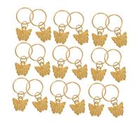 VICASKY 20pcs Butterfly Hair Accessories Elegant Braid Charms Gold Clips for Braids Jewels Decorations