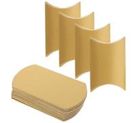 VICASKY 20pcs Chocolate Packing Box Party Favor Boxes Pillow Shape Decorative Paper Small Item Storage Portable for DIY Creations and Shower