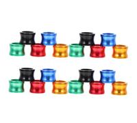 VICASKY 20Pcs Colorful Aluminum Bird Leg Bands for Private Pigeons Lightweight Poultry Foot Rings Marker for Homing Pigeon Identification and Management