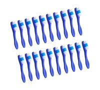 VICASKY 20Pcs Compact Mini Toothbrushes for Prison Handle Design for Easy Use Portable Toothbrushes with Essential for Hygiene Prevents Self Harming