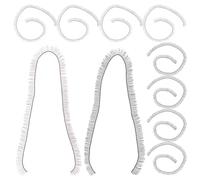 VICASKY 20pcs Doll Eyelashes Strips for Craft Dolls Easy to Apply Natural Lashes with Lifelike Appearance Made of Pa Nylon Suitable for Amigurumi Projects