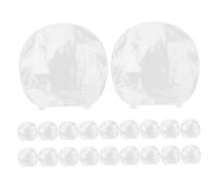 VICASKY 20pcs Double Sided Thickened Table Tennis Racket Protector Film Transparent Self Adhesive Paddle Cover for Scratch Resistant Surface Protection Compatible with Various Brands