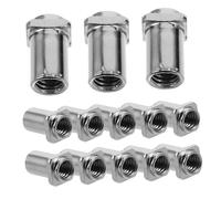 VICASKY 20pcs Drum Screw Nut Drum Cymbal Stand Accessories Replacement Tom Lug Swivel Nut Mounting Hardware