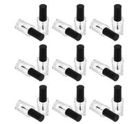 VICASKY 20pcs Empty Nail Polish Glass Bottles Brush Caps for Nail Oil Refill for Art Sample Storage