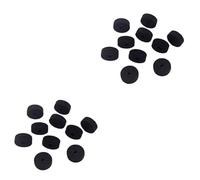 VICASKY 20pcs Felt Washers for Cymbals Drum Silencer Pads Cymbal Stand Accessories for Crash Clutch and Drums Black Felt Pads