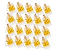 VICASKY 20pcs Funky Beer Mug Hair Clips for Women and Cute Alligator Barrettes Cartoon Photo Props Playful Hair Accessories for Parties and Everyday Use