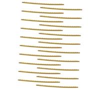 VICASKY 20pcs Guitar Fret Wire Brass Replacement Classical Electric Guitar Fretboard Supplies Accessories for Repair
