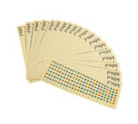 VICASKY 20pcs Guitar Fretboard Inlay Stickers Guitar Note Stickers for Acoustic Electric Learning