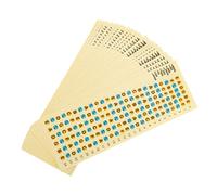 VICASKY 20pcs Guitar Scale Stickers Fretboard Notes for Guitar Fingerboard Guide Scale Stickers Accessories for Beginner Learning Practice