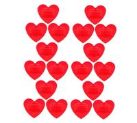 VICASKY 20pcs Heart-Shaped Bandages Breathable Cartoon Patches for Adults and Irregular Adhesive Wound Care Tape with Cute Love Heart Design