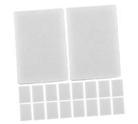 VICASKY 20pcs Ink Blending Foam Replacement Pads for Scrapbooking and Mixed Media, Portable Mini Sponge Crafting Tool with White Rectangle Shape for Painting and Drawing Art Supplies
