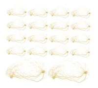 VICASKY 20pcs Invisible Hair Nets Mesh Wrap Elastic Hair Net Cap for Cooking Sleeping Ballet Large Women Wig Weaving