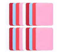 VICASKY 20pcs Iron on Denim Patches for Jeans and Jackets, Wearproof Dacron Material with Strong Adhesive Backing, Creative Vintage Style Repair Patches for Clothing Repair Color