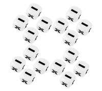 VICASKY 20pcs Math Manipulatives Dice Set for Portable Arithmetic Sign Tools for Kindergarten Learning Classroom Teaching Props Versatile Educational Aid for Hands Math Games