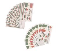 VICASKY 20Pcs Mexican Flag Temporary Waterproof National Flag Pattern Stickers for Mexico Soccer Team Party Decorations and Mexican Independence Day