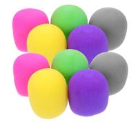 VICASKY 20pcs Mic Sponge Covers for Stage Microphone Lightweight Covers for Live Streaming and Home Studio Use