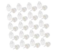 VICASKY 20pcs Mini Empty Lip Gloss Tubes with White Caps Lip Balm Container Diy Lipstick Tube for Makeup Artists and Personal Use