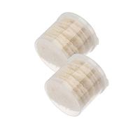 VICASKY 20pcs Natural Loofah Face Cleaning Scrubber Pads, Rounded Plant-based Facial Skin Tool for Exfoliating and Makeup Removal, Spa Puff Suitable for Sensitive Skin Daily Use
