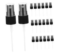 VICASKY 20pcs Perfume Spray Nozzle Fittings Black Fine Mist Replacement Caps for Essential Oil and Spray Bottles Portable DIY Beauty Tool