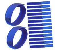 VICASKY 20pcs Pet Boot Fastening Straps Non Slip Dog Socks Bandages Paw Protectors for Puppies and Kittens Blue Weatherproof Secure Fit Outdoor Traction Control