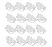 VICASKY 20pcs Plastic Bottom Rail Button Covers for Horizontal Blinds Bottom Rails, Universal Fit with Stable Material and Minimalist Appearance, Spare Parts for Window Blinds Repair